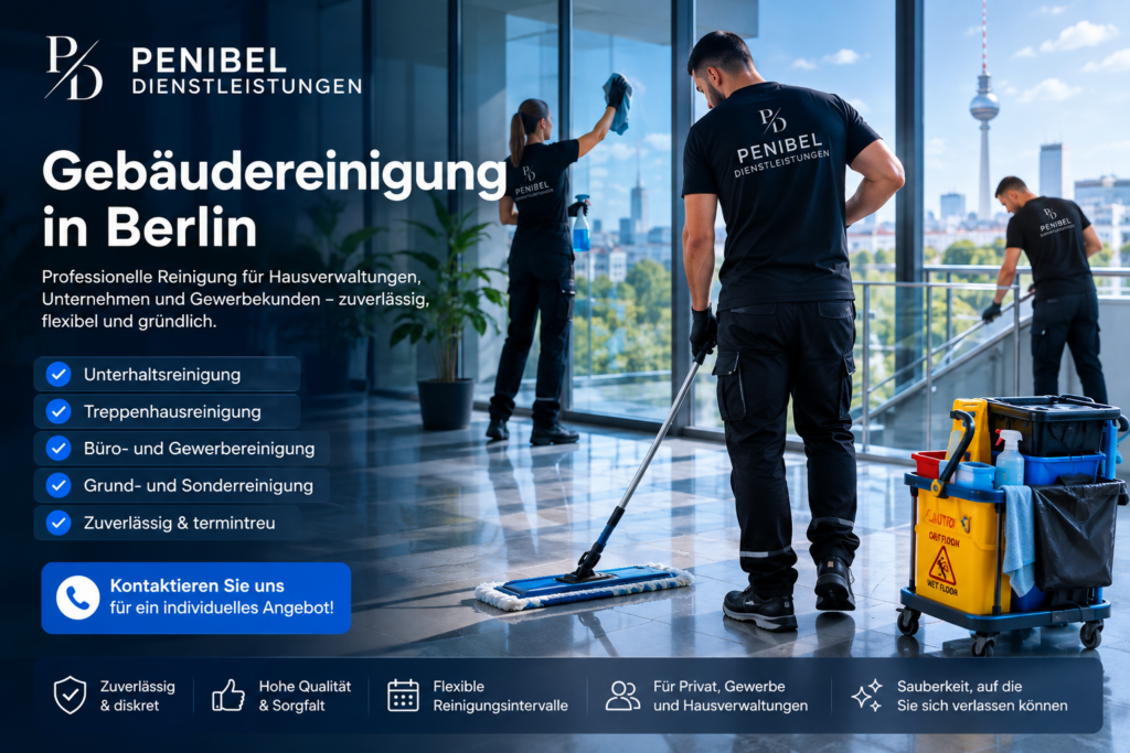 Gebäudereinigung Berlin Professionelle Gebäudereinigung in Berlin – Penibel Dienstleistungen
