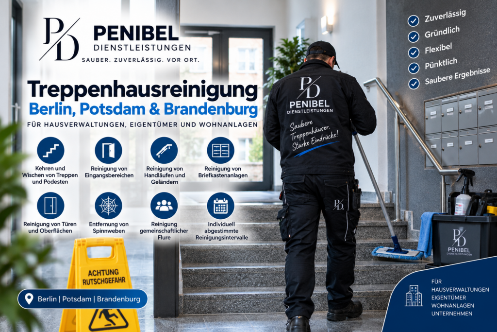 Treppenhausreinigung Berlin, Potsdam & Brandenburg – Penibel Dienstleistungen Treppenhausreinigung Berlin, Potsdam & Brandenburg – Penibel Dienstleistungen
